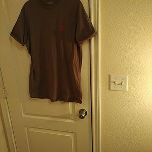 red logo Levi shirt- roll-up sleeves